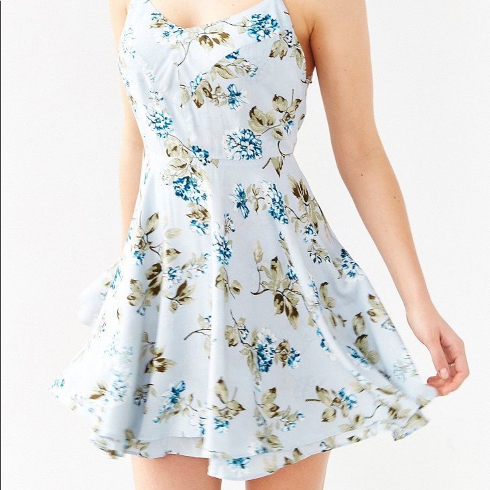 Kimchi Blue Scarlett Fit + Flare Dress in Mint